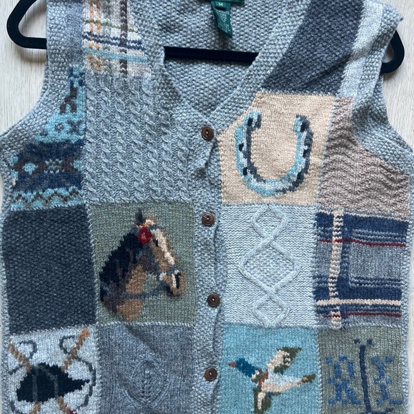 Vintage Ralph Lauren Equestrian Vest - Picture 1 of 4